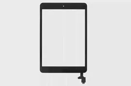 Тачскрин iPad mini (A1432/A1454/A1455)/mini 2 (A1489/A1490/A1491)+кн. HOME с коннект(черный) Premium