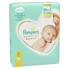 Подгузники Pampers Premium Care Mini (4-8 кг) Экономичная упак 66шт