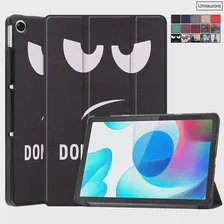 Для Realme Pad Mini Чехол Из Искусственной Кожи С Трехстворчатой Подставкой, Магнитный Защитный Чехол Для Realme Pad 10,4 дюймов 2021, Детский планшет, Funda