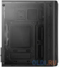 Корпус microATX Aerocool EVO Mini-G-BK-v1 Без БП чёрный, Черный