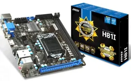 Материнская плата MSI H81I Socket-1150 Intel H81 DDR3 mini-ITX AC`97 8ch(7.1) GbLAN SATA3 VGA+DVI+HDMI