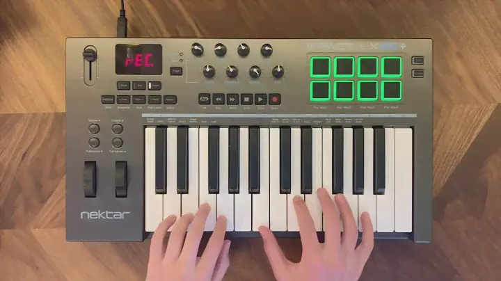 Berlin - using Nektar Impact LX25+ live performance