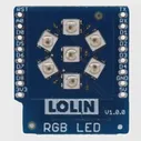 RGB светодиодный экран V1.0.0 для LOLIN (WEMOS) D1 mini WS2812B 3535 (art.: 3920be010479b)
