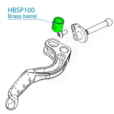 Запчасть для велосипеда Переключатель HOPE Mono/Mini/Race HBSP100 из латуни