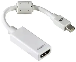 824063 Адаптер Hama H-53246 HDMI (f)/Mini Displayport феррит.кольца позолоч.конт. белый (00053246)