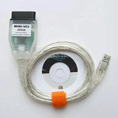 Диагностика авто OBD II Toyota ( Lexus ) OBD 2 + honda MINI VCI FOR TIS Techstream V8.10.021 полнофункциональный аналог оборудования, используемого дилерами Тойота и Lexus.