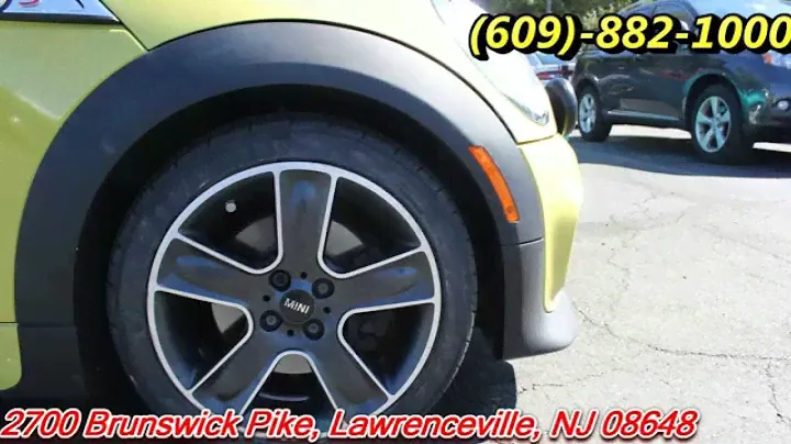 2009 MINI Cooper S Base Convertible Interchange Yellow