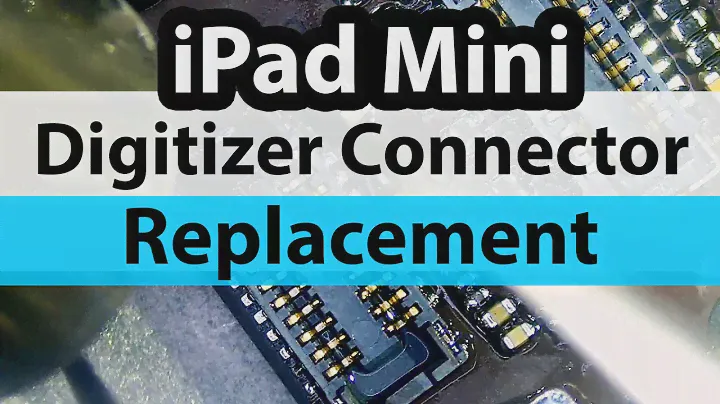 iPad mini Digitizer FPC Connector Replacement - No touch repair
