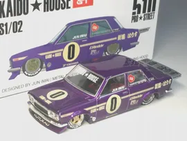 🛍 Модель автомобиля Kaido House Mini GT 1:64 Datsun 510 Pro, литой, литой