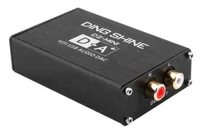 DING SHINE D2-MINI DAC звуковая карта USB-RCA, ЦАП-1
