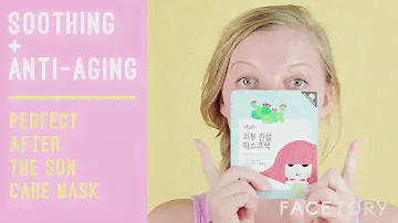 PERFECT After the Sun Care Sheet Mask|  FaceTory