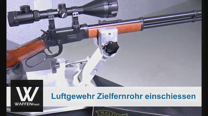 Luftgewehr mit einem Zielfernrohr einschiessen, 1.Teil, www.waffenfuzzi.de