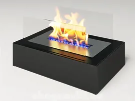 Биокамин Glass black mini