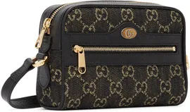 Gucci Black Mini GG Ophidia Shoulder Bag 517350 UN3BG (lpn9399194)