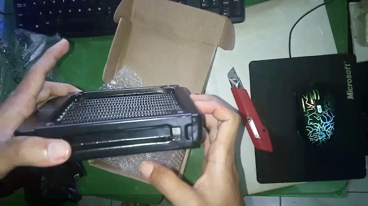 unboxing radiator 12 cm pc water cooler
