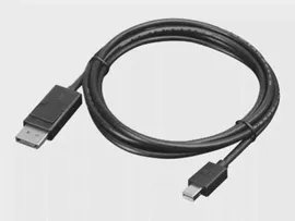 Кабель Lenovo Mini-DisplayPort to DisplayPort Cable 2m ( M to M, 20-pin Mini-DP is DP 1.2 / HDCP 1.3, Resolution supported is 4096 x 2160 @ 60Hz. , backwards compatible to DP 1.1a)
