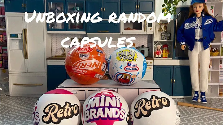 Mini Brands Retro, Mini Verse Little Tikes, Nerf Surprise : Unboxing w/ my Bf 💕