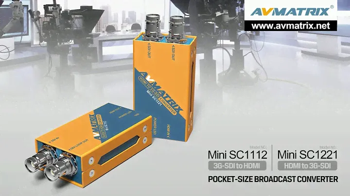 AVMATRIX Mini Converter: SDI to HDMI Converter