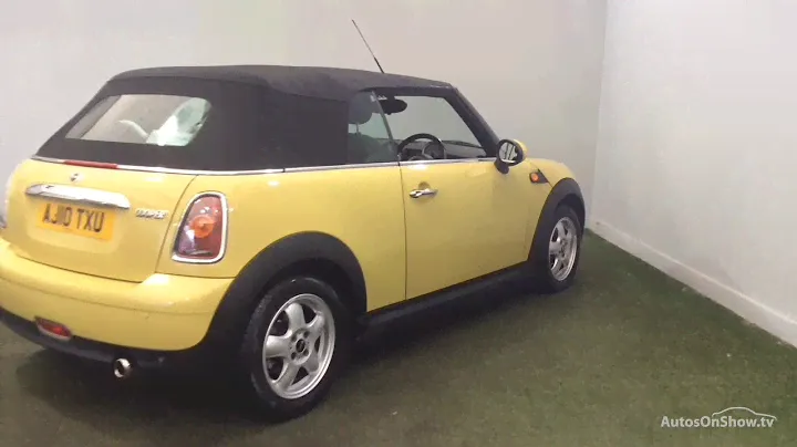 MINI CONVERTIBLE COOPER YELLOW 2010