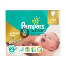 Памперс (pampers) подгузники premium care mini 3-6 кг. 148 шт.