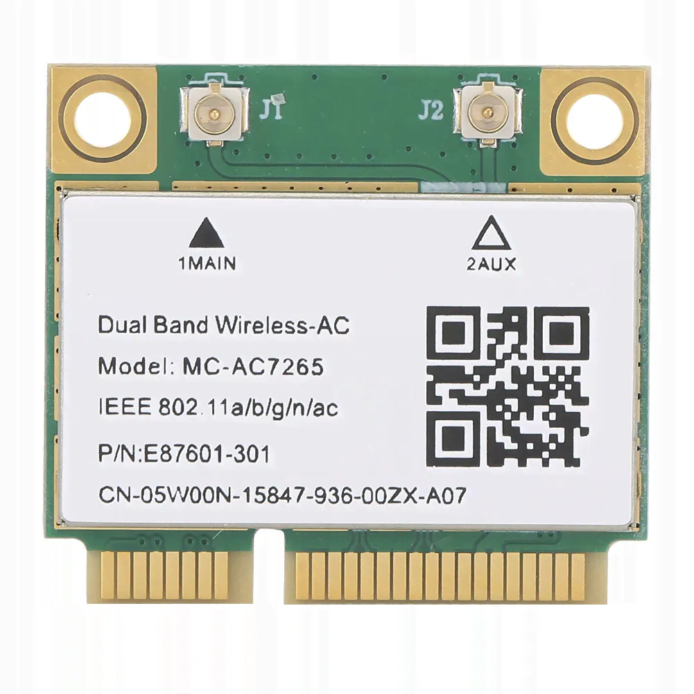 Сетевая карта PCI-E MC-AC7265 mini PCI-E