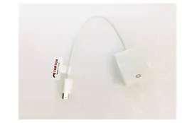 Адаптер Tortox Mini DisplayPort-DVI, совместимый с портом Thunderbolt, белый | Мини-DP к DVI