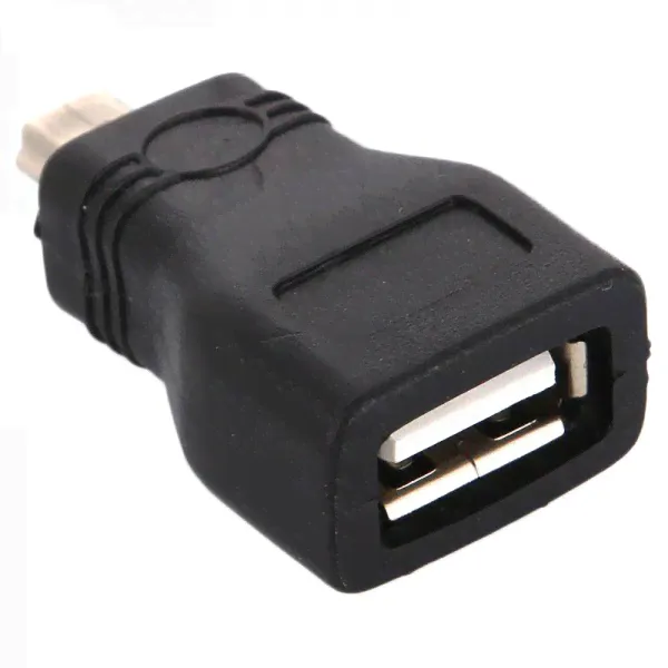 Адаптер переходник mini USB AM / AF USB 2.0 GCR GC-UAF2M5, пакет Greenconnect GC-UAF2M5-0