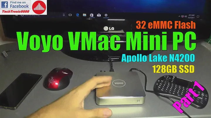 Мини-ПК VOYO VMac — Intel Apollo Lake, 8 ГБ оперативной памяти, SSD + eMMC