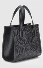 GUESS Black SILVANA mini tote bag​