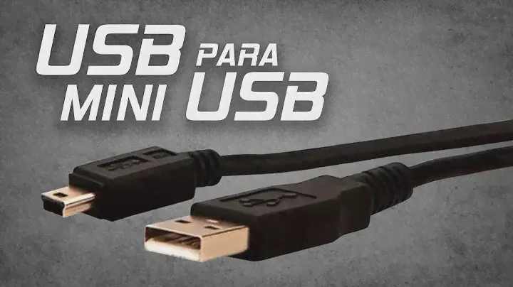 Cabo USB para Mini USB | Cabo para Câmera DSLR Canon e Nikon